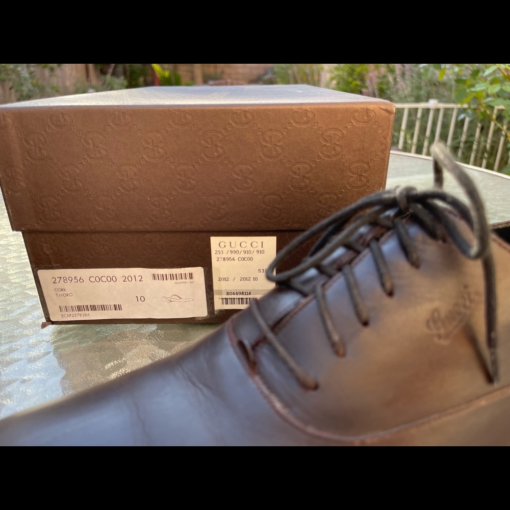 Gucci Mens Leather Dress